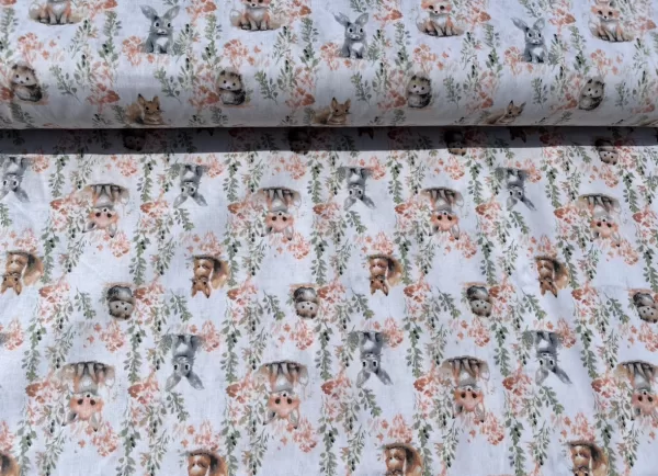 Ratu palags/kokvilnas/zaķīši